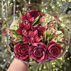 Зефир аквабокс «Орхидея» / 21 см