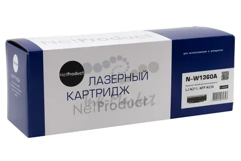 Картридж NetProduct (N-W1360A) для HP LaserJet M211/MFP M236, 1,15K