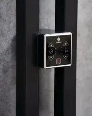 Стойка электро DUO проф 1600 крашеный (RAL 9005 матовый)