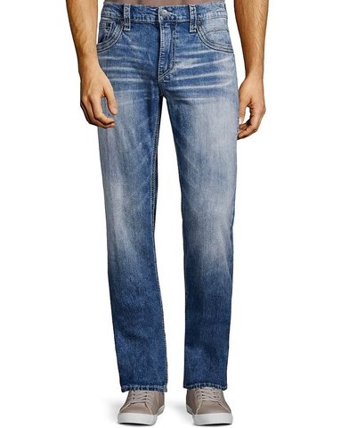 Affliction | Джинсы мужские BLAKE FLEUR BRIDGEPORT 110RS296 синие перед