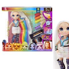 Игровой набор с куклой "Студия Rainbow High Hair Studio"