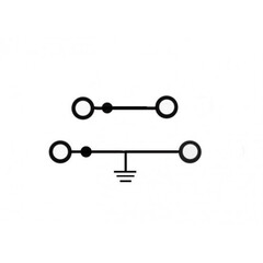 Клеммы пружинные Push-IN 0,2-2,5mm2/24A/1000V двухуровневые с заземлением нижнего уровня