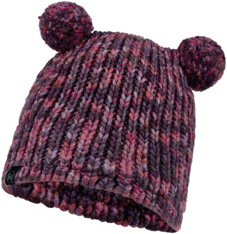 Шапка вязаная с флисом детская Buff Hat Knitted Polar Lera Purple фото 1