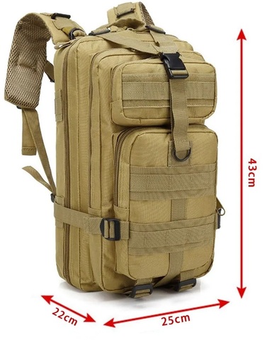 Картинка рюкзак тактический Skully Tactic RWZS29 пиксель песок-зеленый - 3