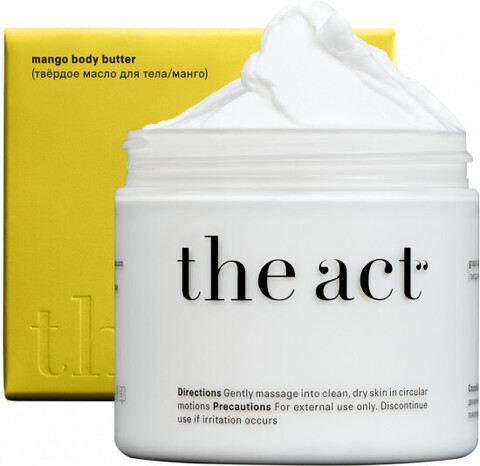 The Act твердое масло для тела манго 180g