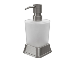 WasserKRAFT Amper K-5499NICKEL Дозатор для жидкого мыла фото