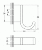 GROHE 41216KF0 Selection Крючок для банного халата, фантомный чёрный