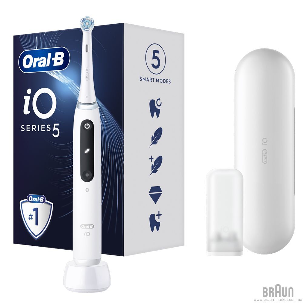 Электрическая зубная щетка Braun Oral-B iO Series 5 iOG5.1A6.1DK White
