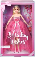 Кукла Барби коллекционная Barbie Birthday Wishes, блондинка в розовом платье
