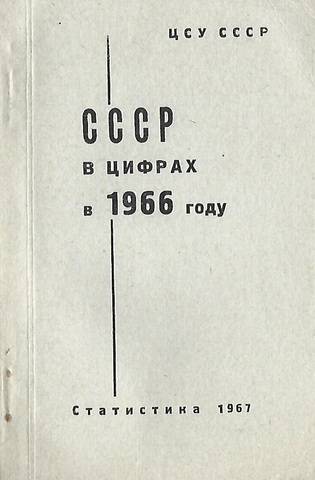 СССР в цифрах в 1966 году