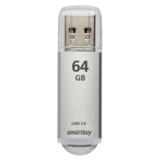 Флешка 64 GB USB 3.0/3.1 SmartBuy V-Cut (Серебро)