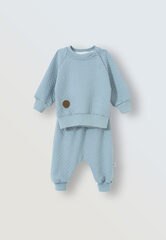 Комплект из капитония свитшот и джоггеры (пыльно-голубой)