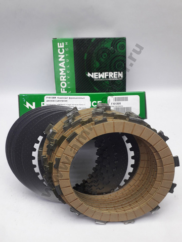 F1513SR Комплект дисков сцепления мото (фрикционные + металлические) (FCS0709/3)  NEWFREN