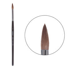 RuNail Кисть для акрила Sable Oval NCO №8