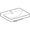 Geberit VariForm Раковина встраиваемая в столешницу прямоугольной формы, 55х45 см, с отв. под смеситель, с отв. перелива