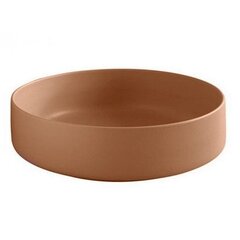 ArtCeram Cognac COL002 13 00 Раковина, Artceram, Cognac, ширина, мм-480, глубина, мм-480, высота, мм-125, тип установки-накладной (настольный), отверстия для смесителя-отсутствуют, без перелива, материал-керамика, цвет-Orange cameo фото