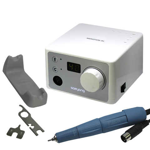 Аппарат для маникюра/педикюра Marathon 3N/SH37L(M45) серебристый/синий без педали