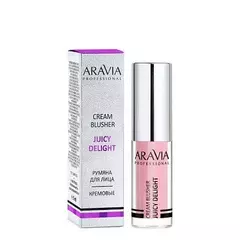 Румяна жидкие кремовые, тон 01 JUICY DELIGHT, 5 мл ARAVIA Prof
