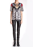 Футболка из хлопка ROBERTO CAVALLI