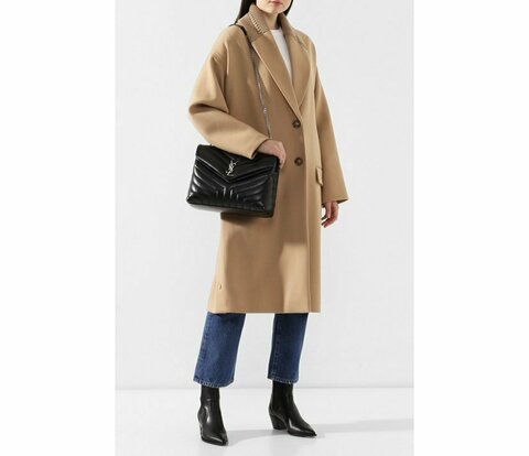 Сумка Saint Laurent Monogram Loulou Large черный