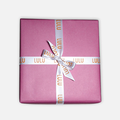 Подарочная упаковка Оранжевая / Фуксия