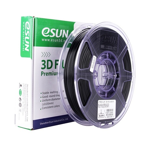Катушка пластика ePC ESUN (Polycarbonate) 1.75 мм 0,5кг., черная