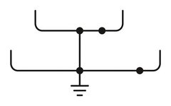 PTTB 1,5/S/4P-PE-Двухъярусная заземляющая клемма