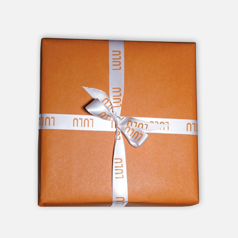 Подарочная упаковка Оранжевая / Фуксия