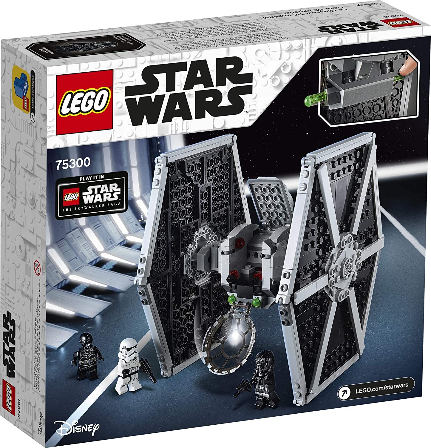 Конструктор LEGO Star Wars 75300 Имперский истребитель СИД Imperial TIE Fighter Звездные Войны