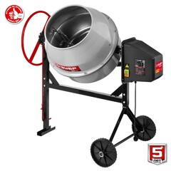 ЗУБР 120 л, 550 Вт, бетоносмеситель с чугунным венцом (БМЧ-120)