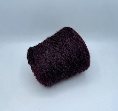 Бобинная пряжа (пр.Италия), art-Feather 150м/100гр.90%Кид Мохер, 10%Полиамид, цвет-Бургунд арт.31402