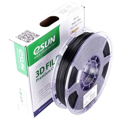 Катушка пластика ePC ESUN (Polycarbonate) 1.75 мм 0,5кг., черная