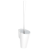 Delabie 4051N Настенный туалетный ершик с эргономичной ручкой, белый нейлон