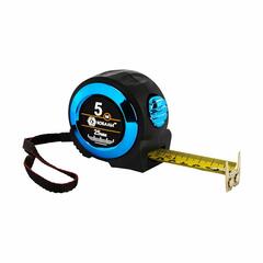 Рулетка КОБАЛЬТ Экстра 5м x 25мм металлический корпус, толщина ленты 0,13 мм, автостоп, магнит, 2 стор.шкала (906-890)