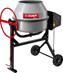 ЗУБР 120 л, 550 Вт, бетоносмеситель с чугунным венцом (БМЧ-120)