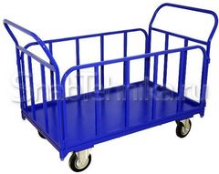 Тележка платформенная с трубчатыми бортами ТБ 8 (700х1000) К-160 (450кг)