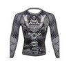 Рашгард Athletic pro. Samurai Skull Grey MRG-120