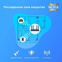 TP-Link Archer AX10 AX1500 WiFi 6 роутер