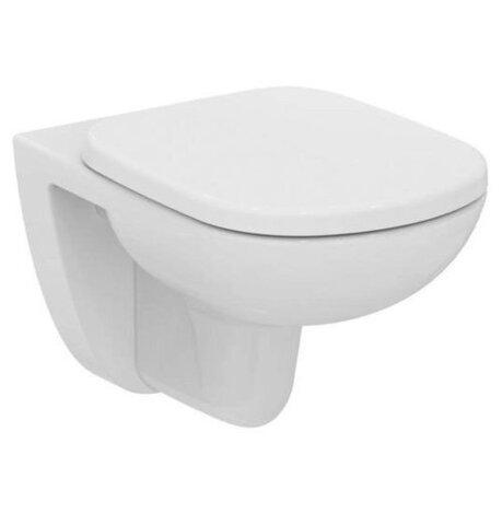 Ideal Standard T328801+T679901 Tempo Унитаз подвесной, короткая проекция c крышкой T679901