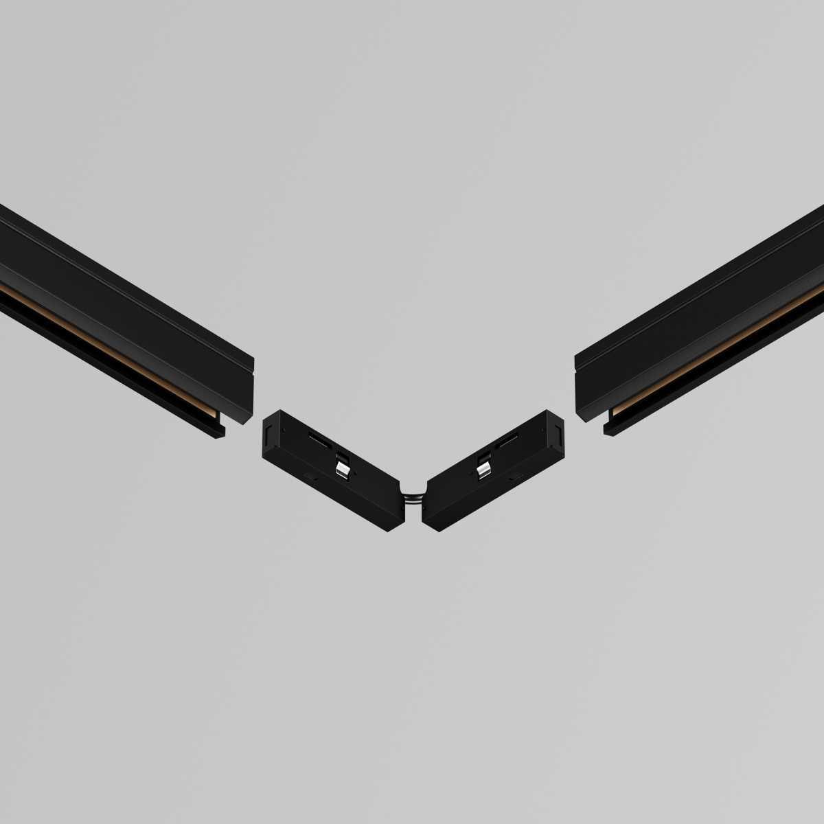 Коннектор питания угловой Maytoni Technical Accessories for tracks Levity TRA184CPC-1B-3