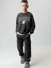 брюки  для мальчика  КР 400854/антрацитовый 3902 к596