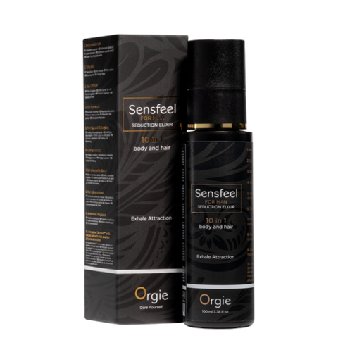 Мужской лосьон для тела и волос с феромонами Orgie Sensfeel For Man Pheromone Seduction Elixir - 100 мл.