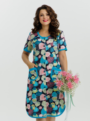 4728 Халат на пуговицах