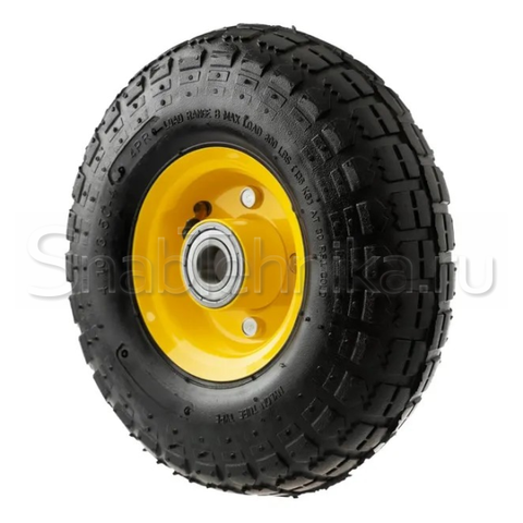 Колесо пневматическое 255 мм со стальным диском PR1804S симметричное