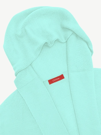 Кардиган с капюшоном из экохлопка