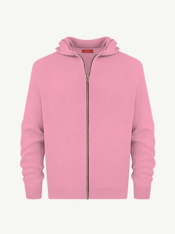 Толстовка на замке из мягкой шерсти