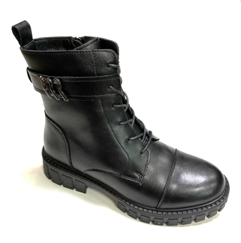 Эвита ботинки зимние шерсть черн 36-41  EV33022L-10-1AS