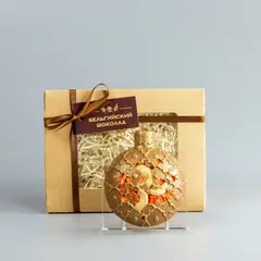 ШОКОЛАДНАЯ ФИГУРКА СУБЛИМАТАМИ КЛУБНИКА И КЕШЬЮ