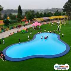 Надувная подушка на платформе «Небесная капля» 15,5×15,5×1,5 м