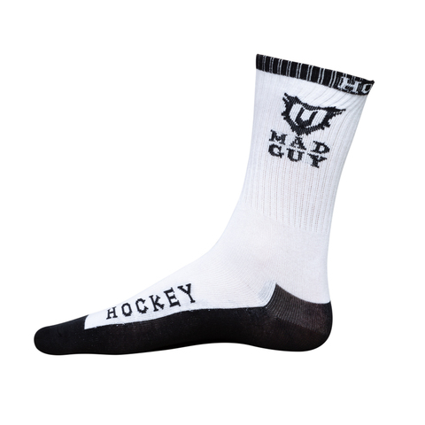 Носки хоккейные Mad Guy STRIKE REGULAR 35-37 бел/черн